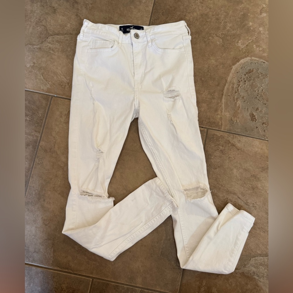 Hollister White Jeans Size 1 Short